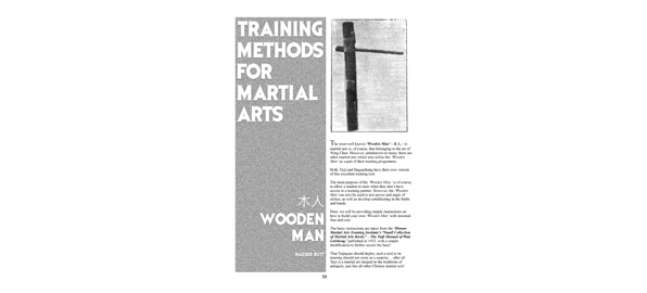 Taiji's Wooden Man